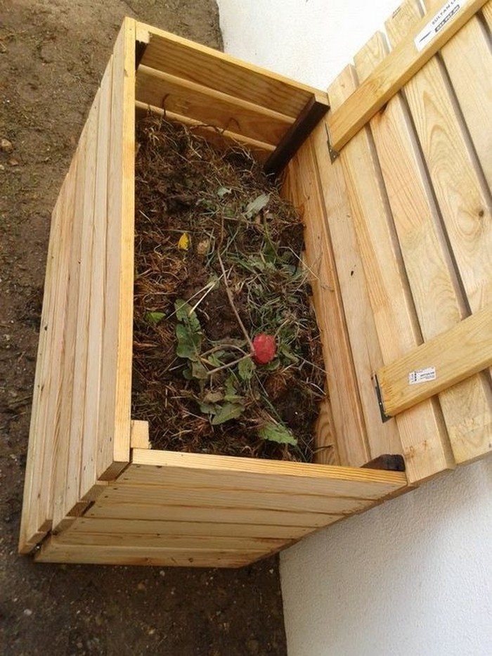 Outdoor firewood storage box