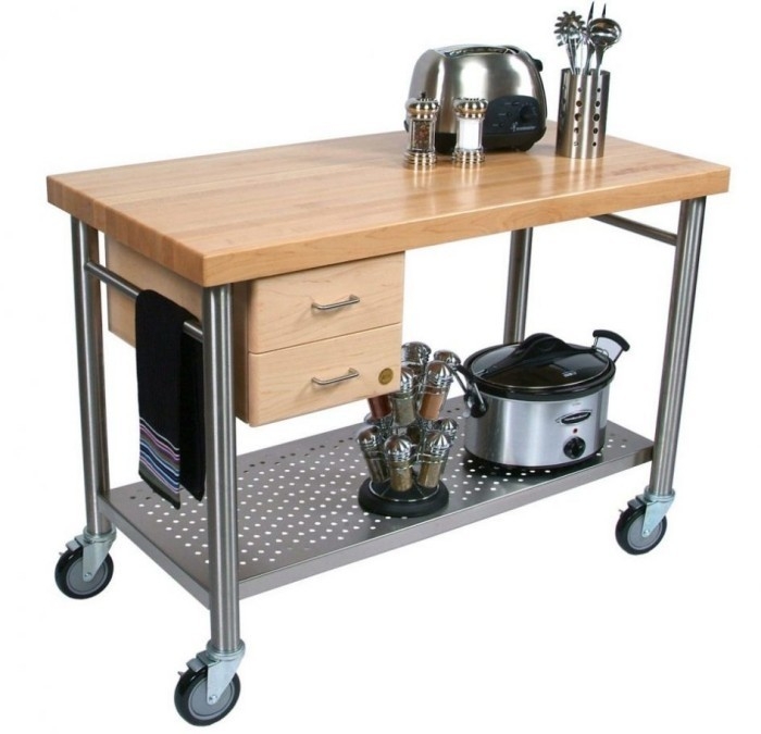 Stainless steel carts with drawers 17