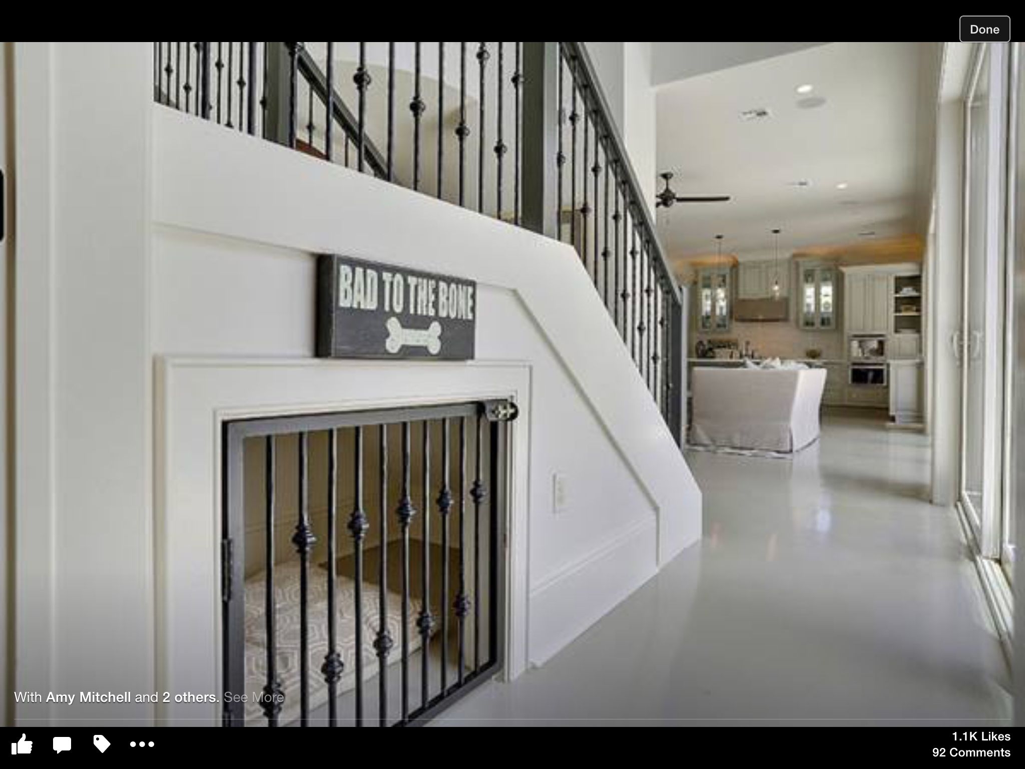 indoor dog house with gate