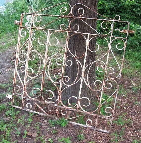 Wood and wrought iron headboards 3