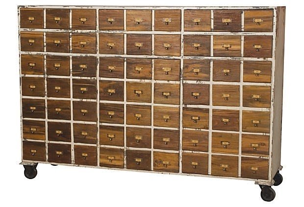 Wooden cd storage drawers