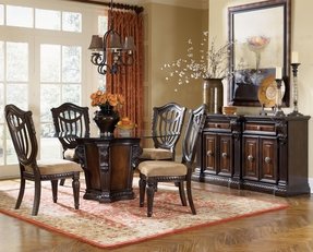 Round Dining Room Sets With Leaf - Foter