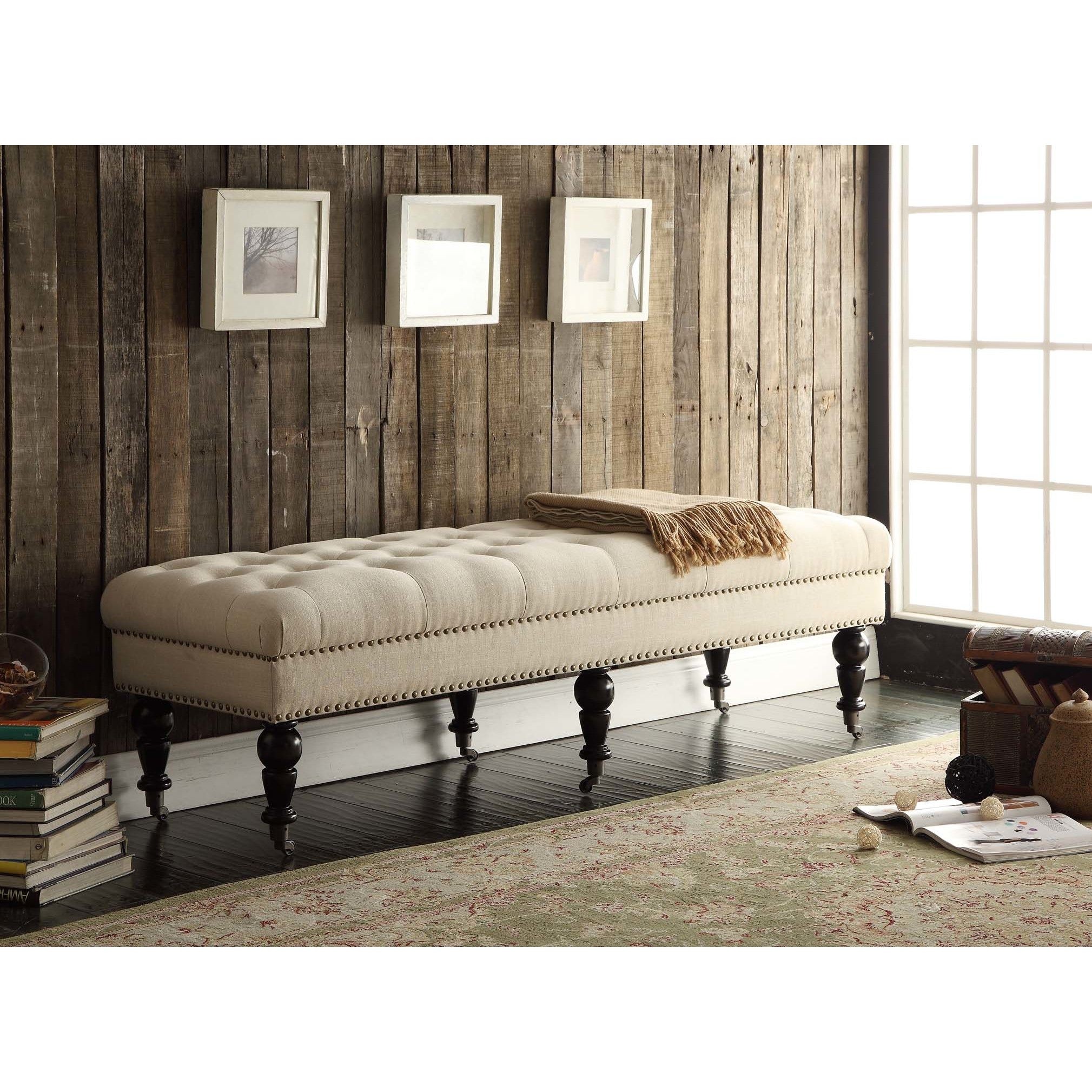 62 inch isabelle bed bench