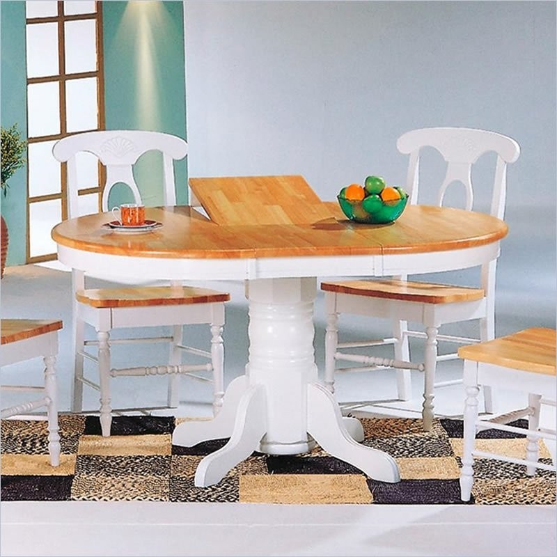 Round Dining Table with Butterfly Leaf - Ideas on Foter