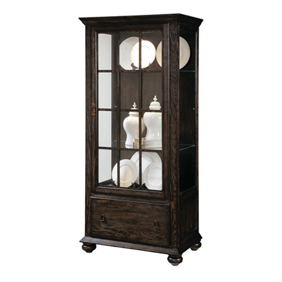 Curio cabinet with drawers