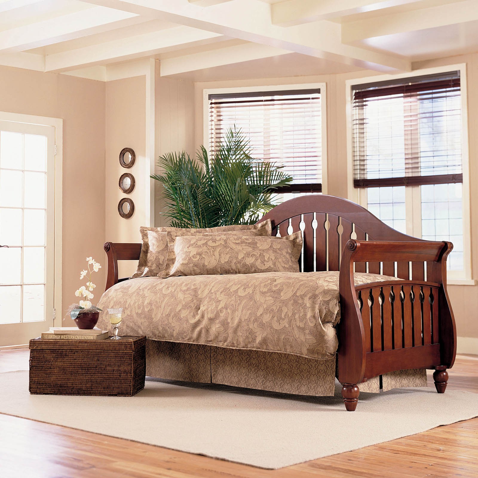 Wooden pop deals up trundle bed