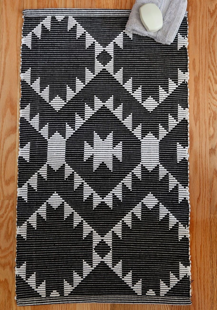 Designer bath mats rugs