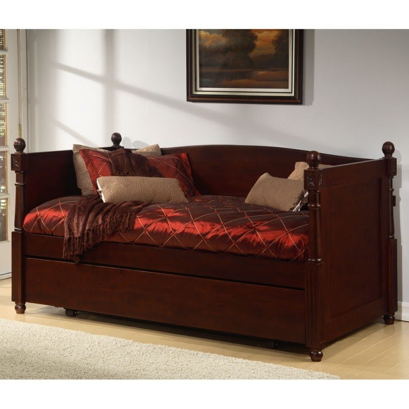 Daybed With Pop Up Trundle Wood Ideas on Foter