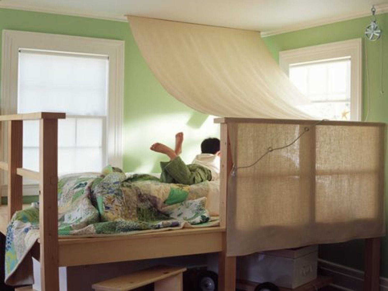 canopy loft bed