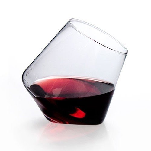 Hand blown glass wine glasses 6