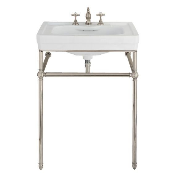 Lutezia 28 Inch Console Lavatory Sink By Porcher Traditional Bathroom Sinks