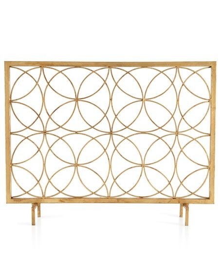 modern fireplace screens