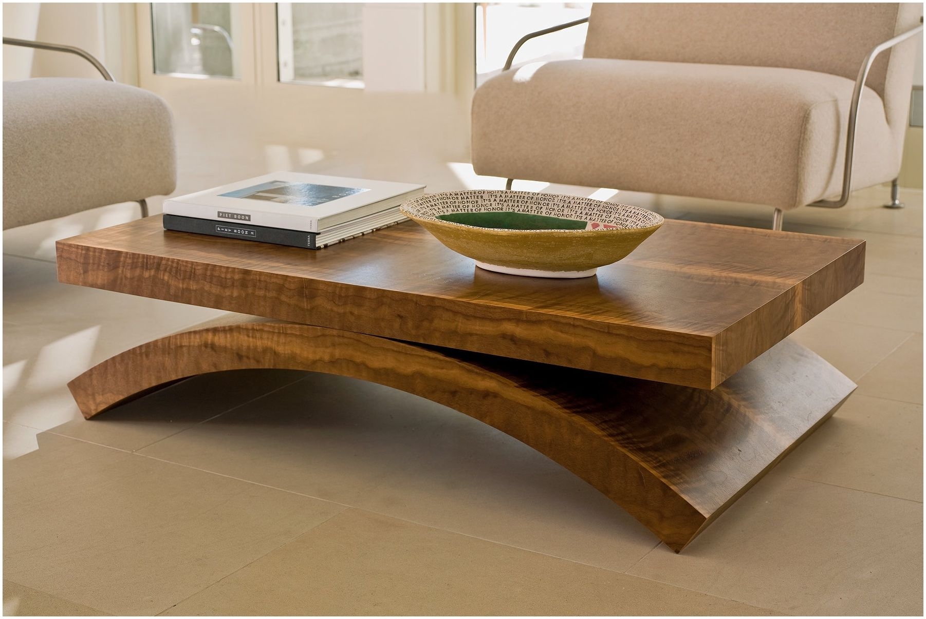 Oversized square coffee table 8