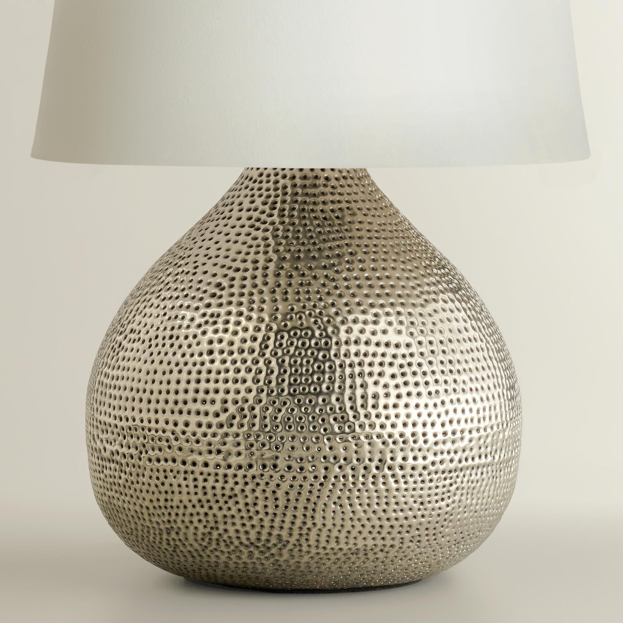 Pewter table lamp 3