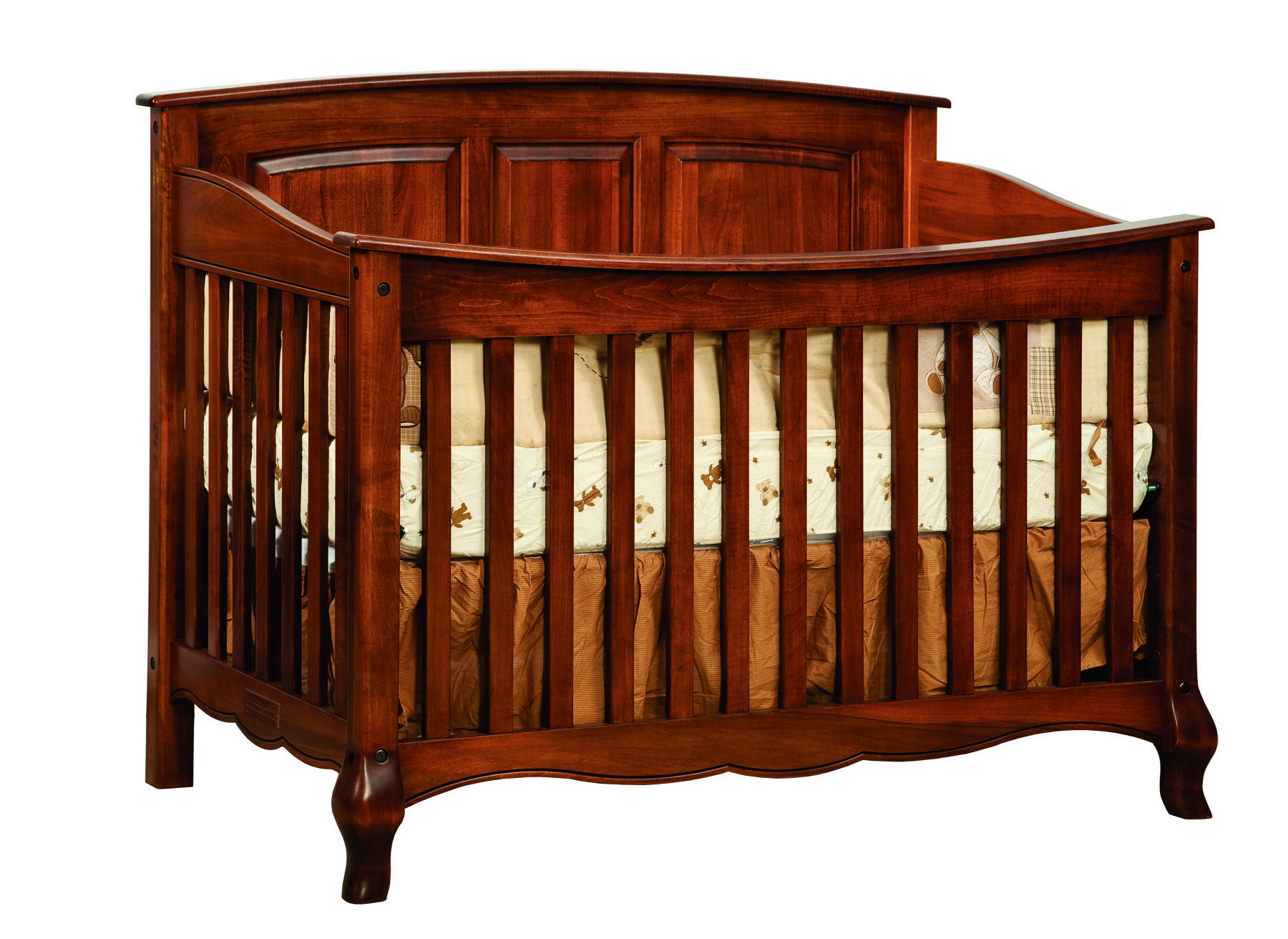 Solid wood crib sets 8
