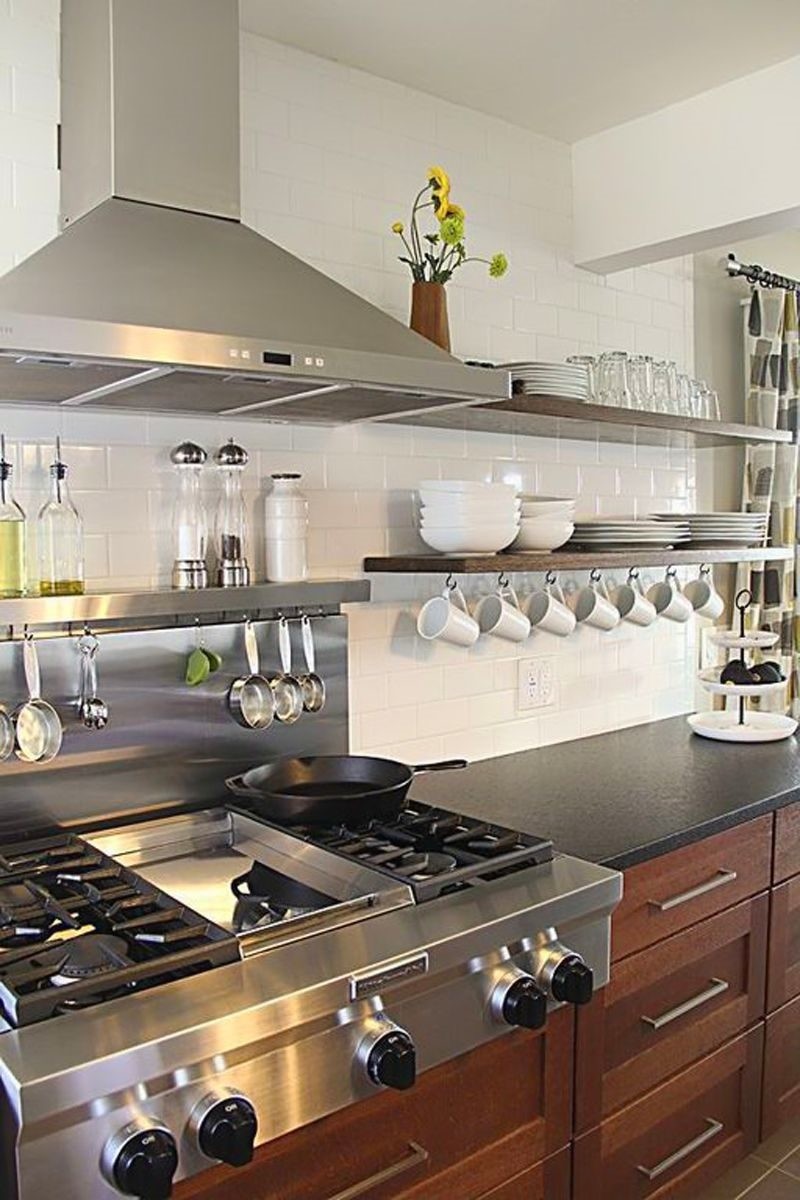 Floating Stainless Steel Shelf Ideas on Foter