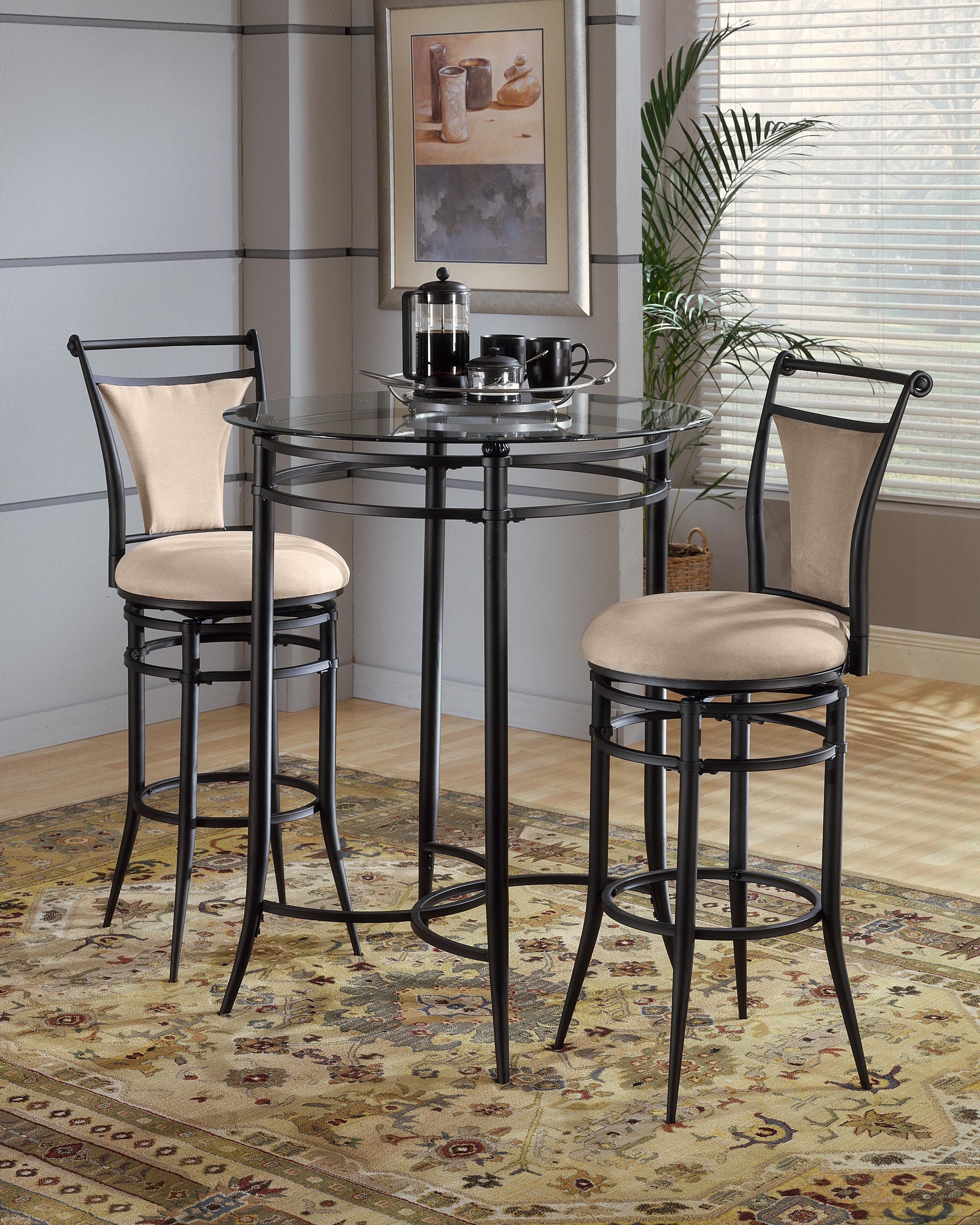 bistro table and chairs with arms