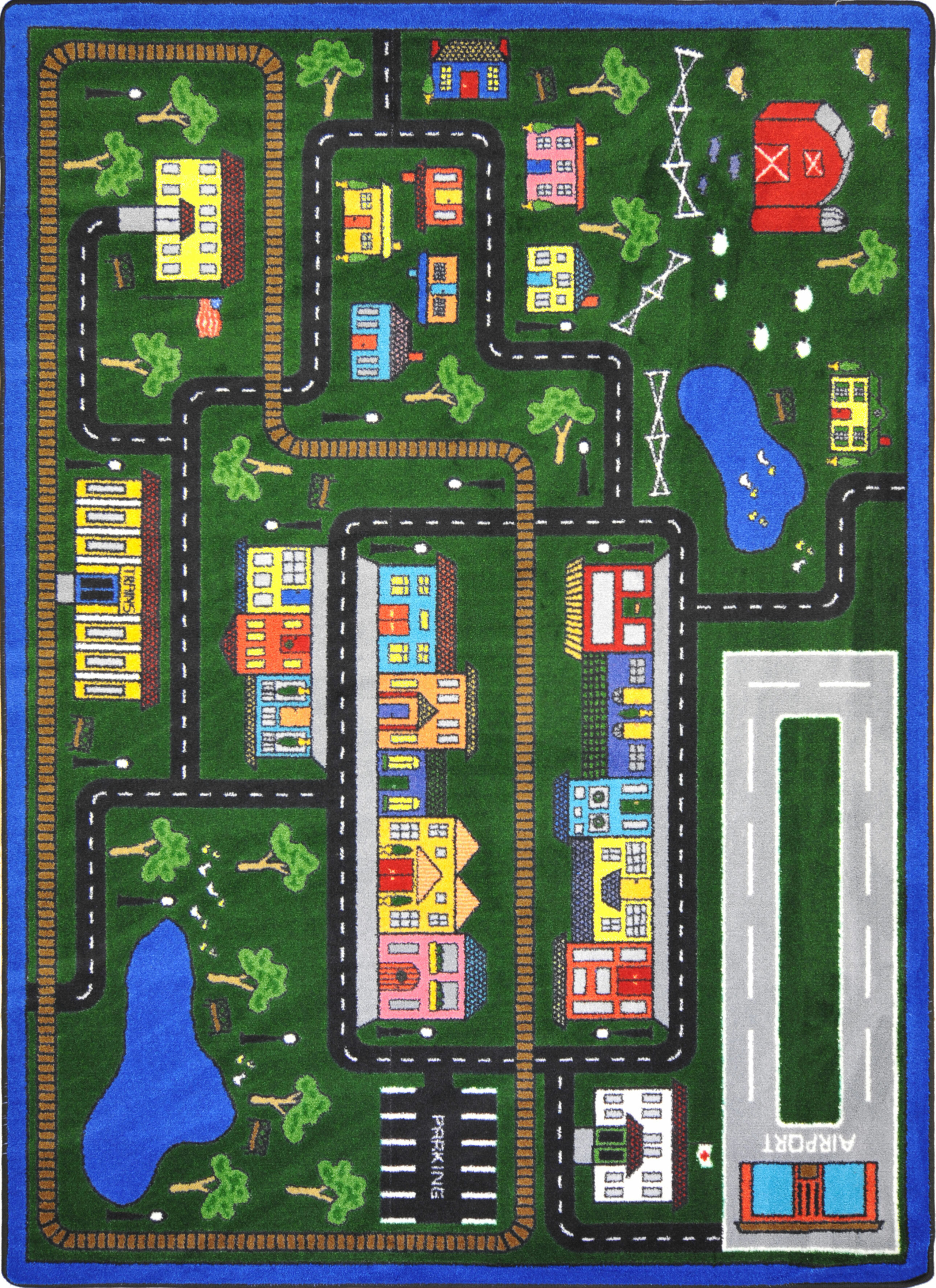 This design incorporates all aspects of everyday life agricultural suburban