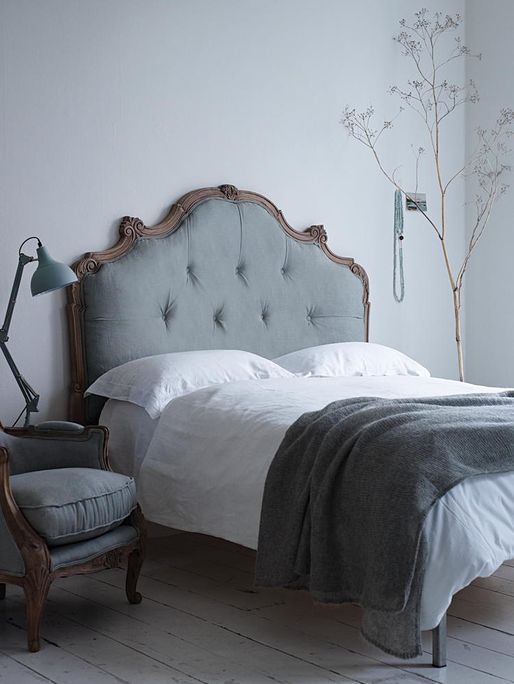 Wood and tufted headboards