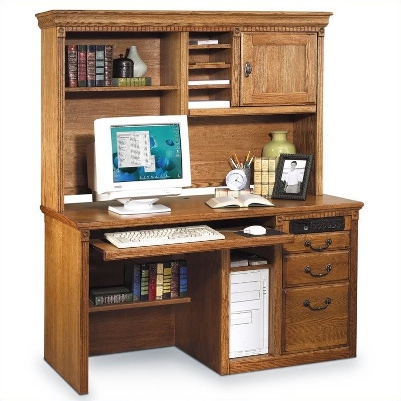 Wood Computer Desk With Hutch Ideas on Foter