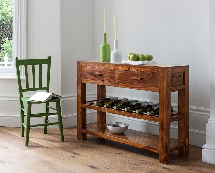 And wine rack table console table with wine rack from