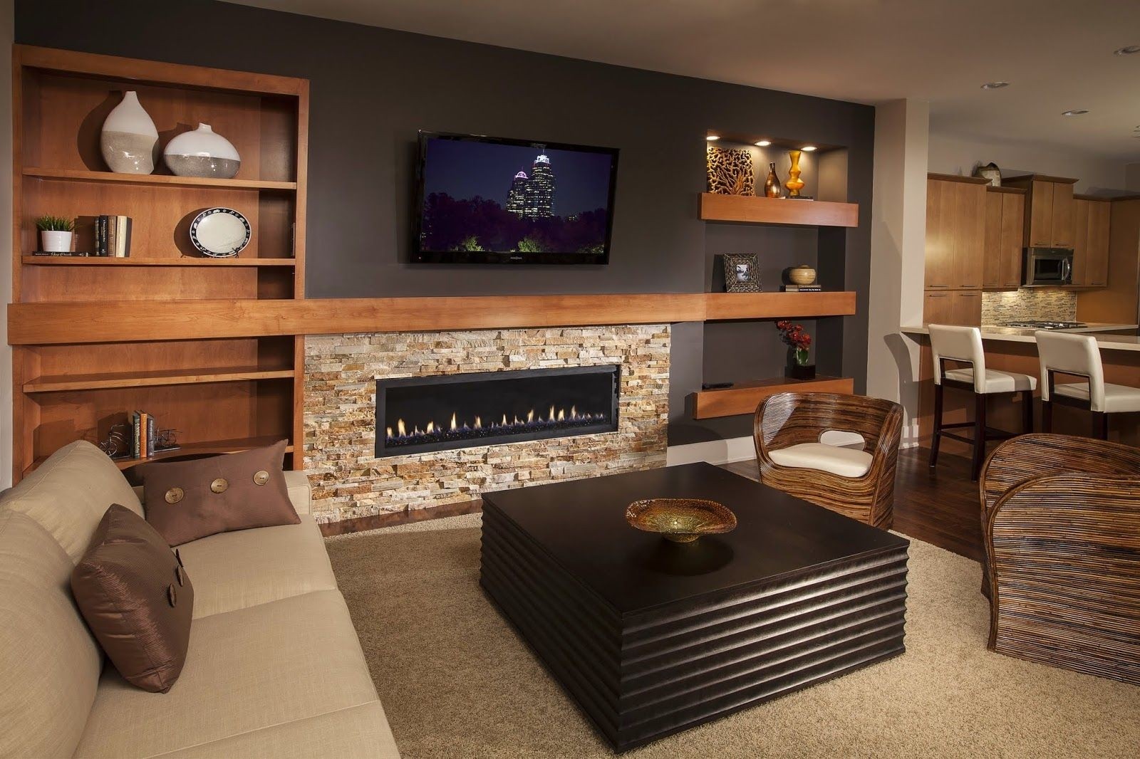 Built In Electric Fireplace