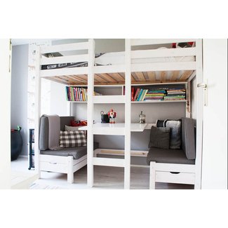 Bunk Bed With Table Underneath Ideas On Foter