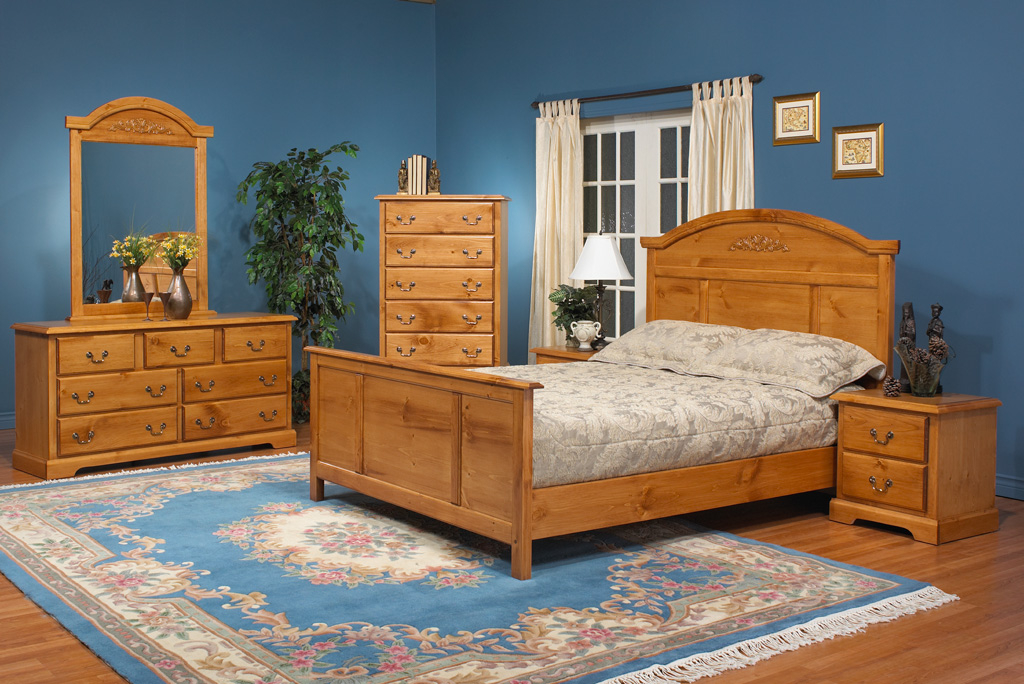 Cheap pine bedroom furniture packages