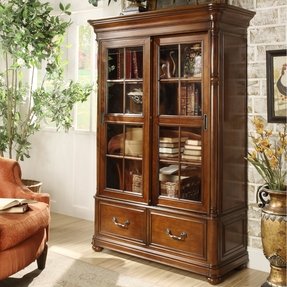 Cherry Bookcase With Doors Ideas On Foter