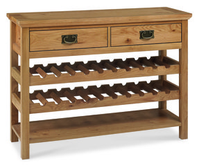 Console Table With Wine Rack - Foter