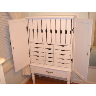 large jewelry armoire vintage