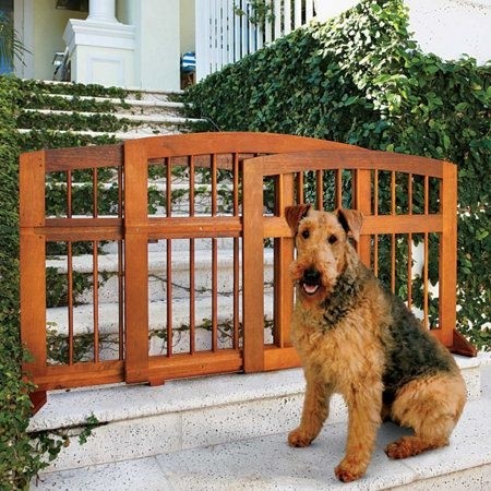 Exterior pet outlet gate