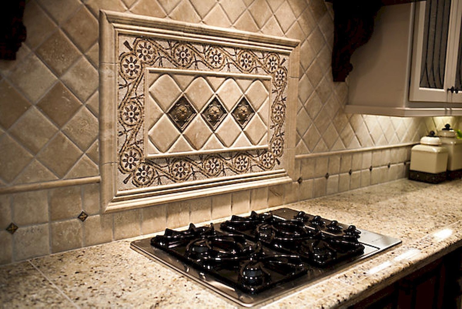 Decorative tile inserts 24
