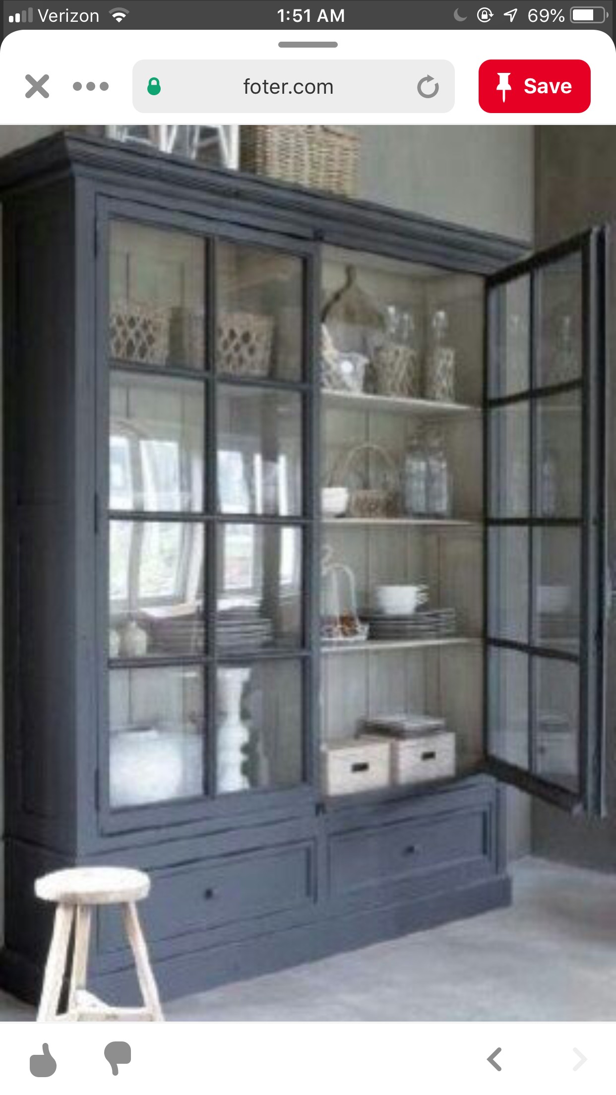 glass cabinet for toys