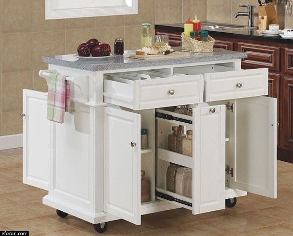 kitchen storage cart table