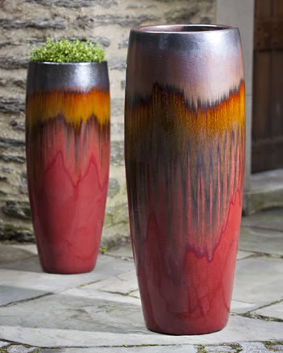 Large ceramic outdoor planters 1