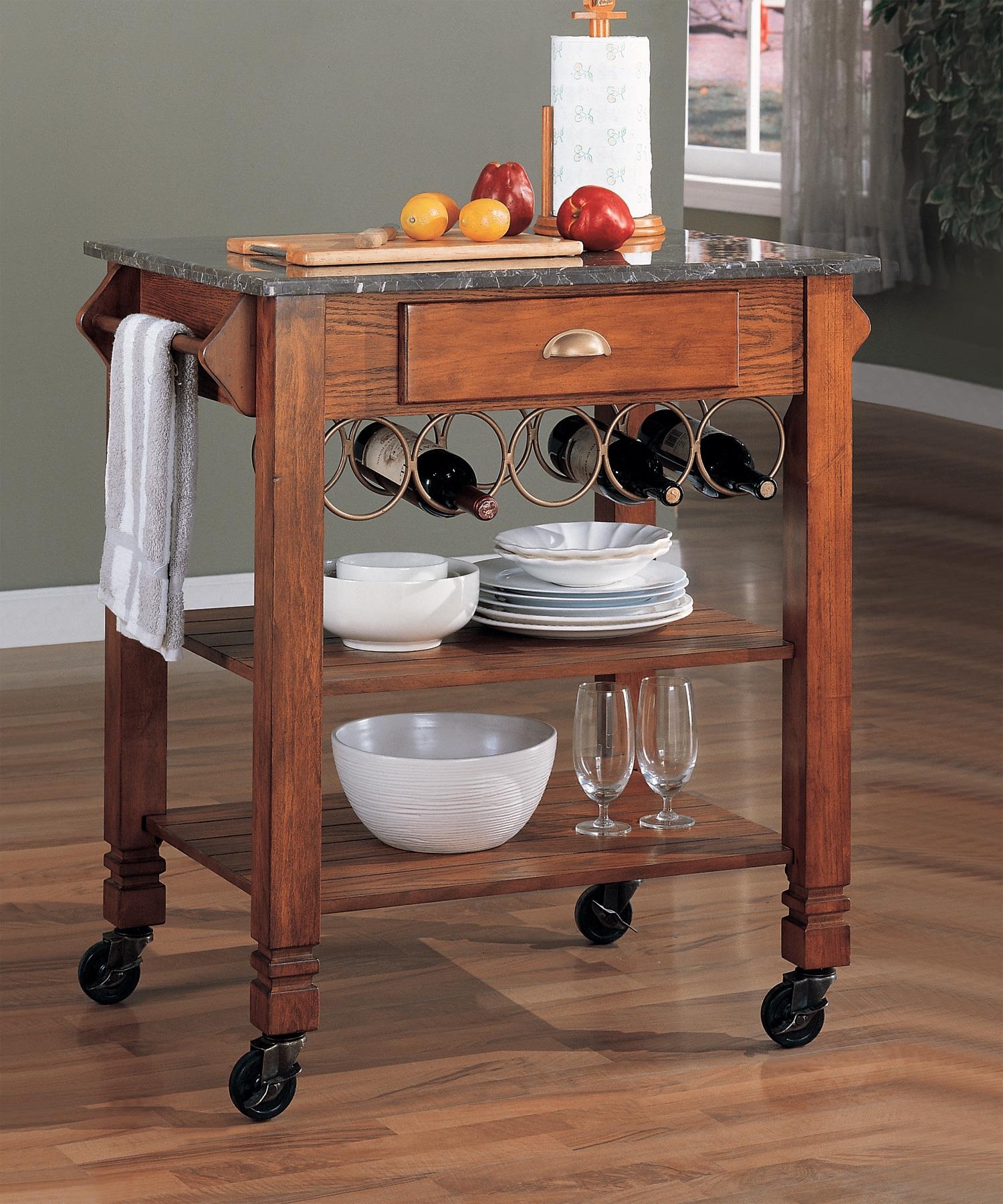 Marble Top Kitchen Island Cart Foter