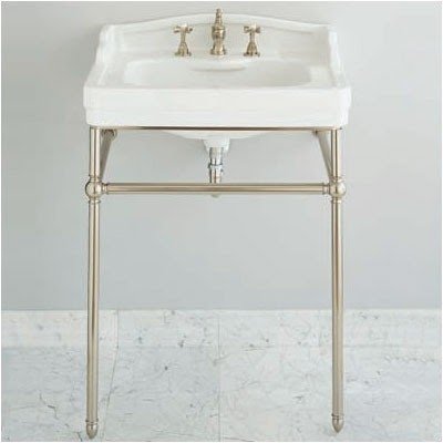 Metal console sink 10