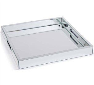 mirrored serving tray