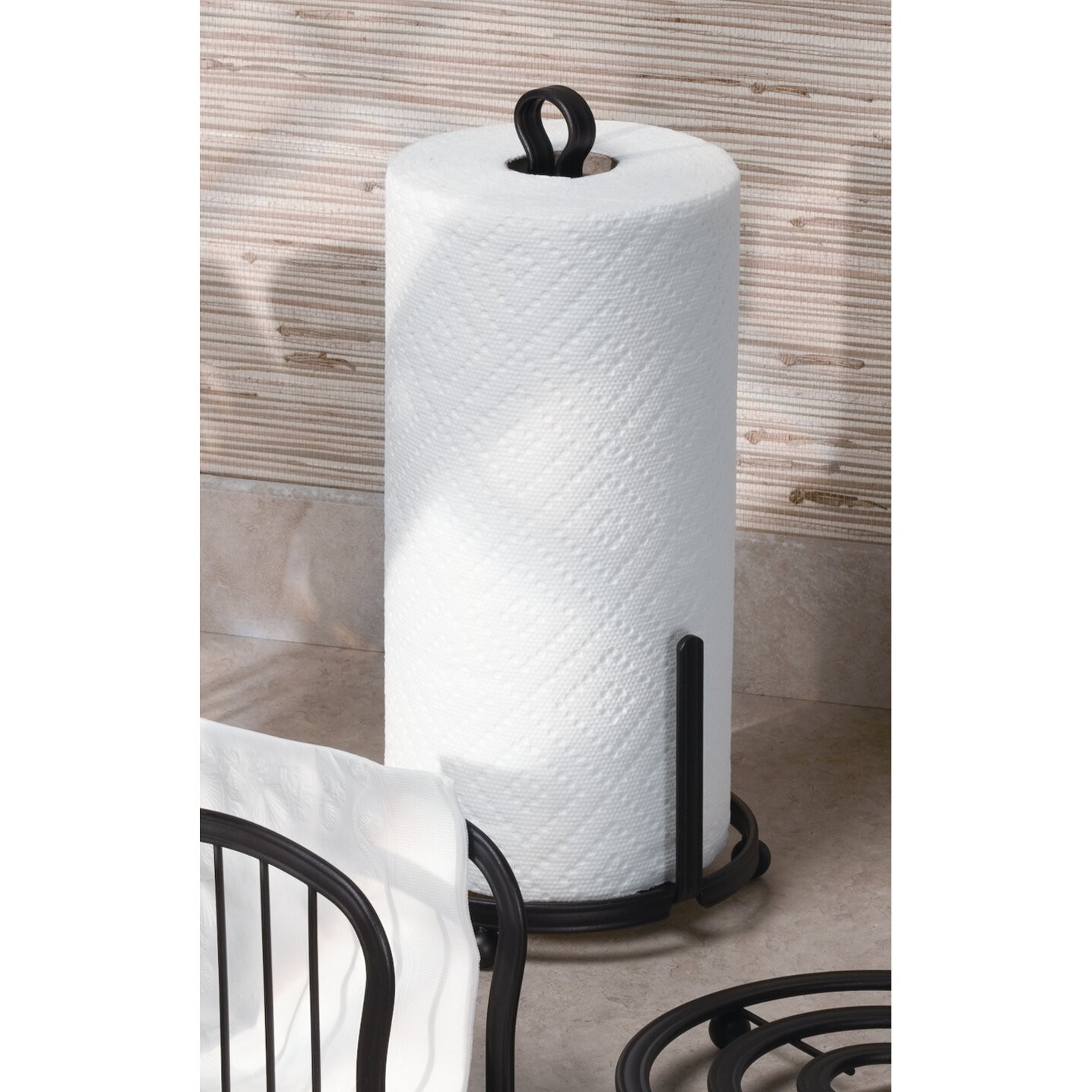 Nautical paper towel holder