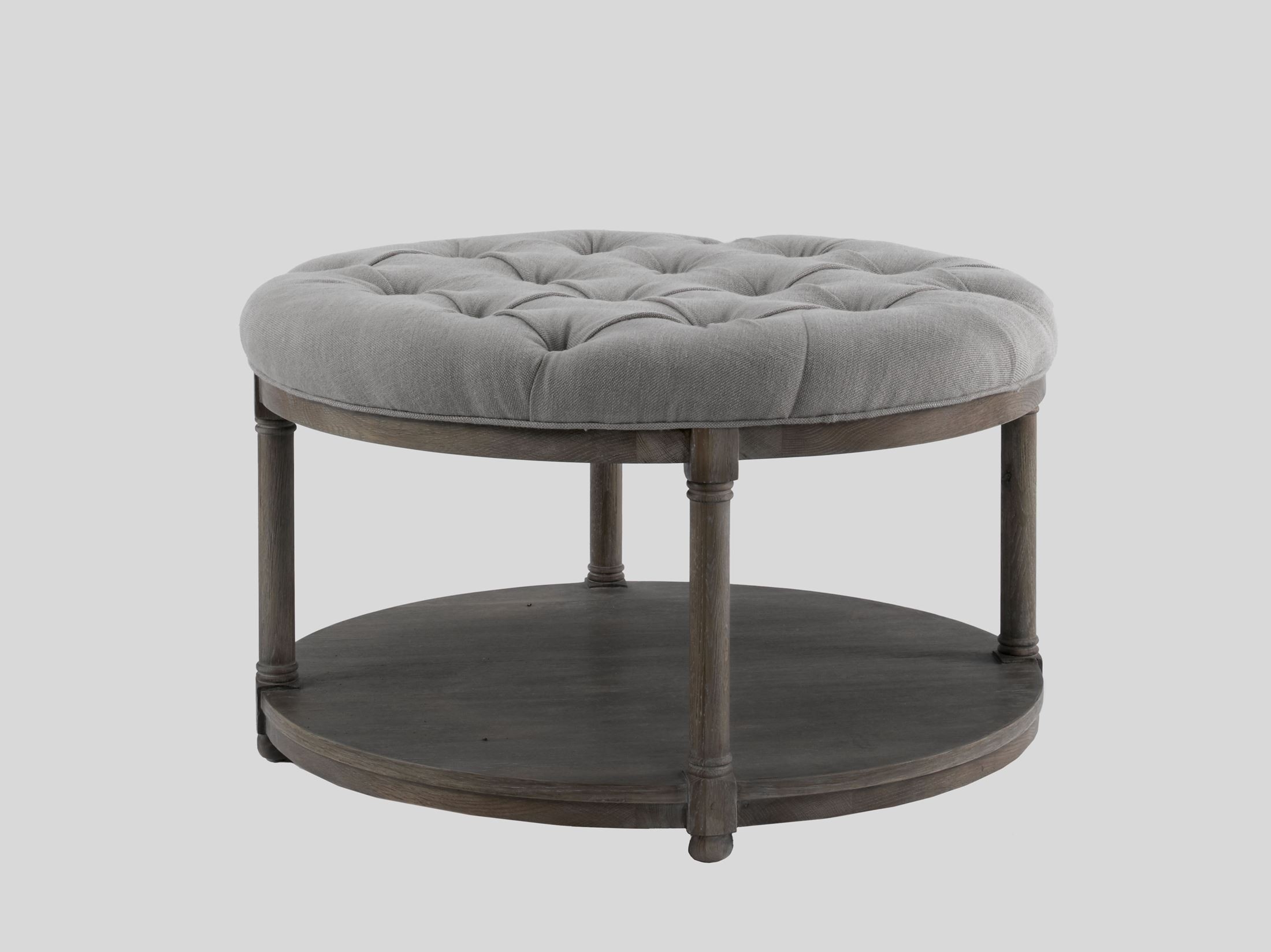 round ottoman coffee table