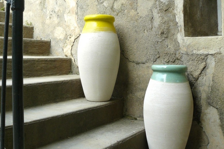 Tall ceramic planters 16