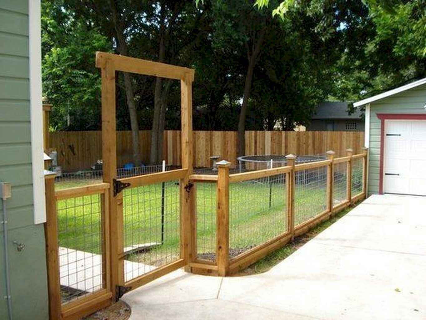 Outdoor dog fence shop with gate