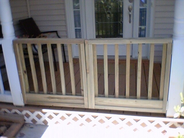 dog gate ideas for decks