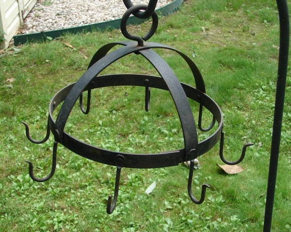 Antique hand forged wrought iron game