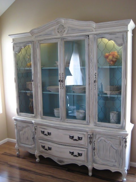 White china online hutch for sale