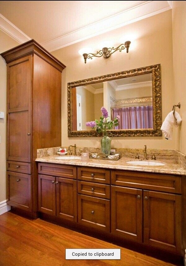 Bathroom vanity deals tall cabinet