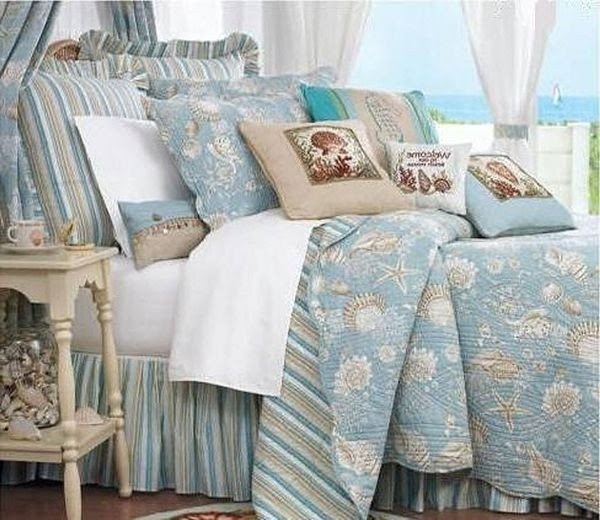 Beach themed comforter sets king