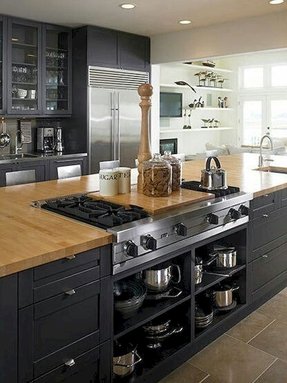 Black Butcher Block Island Ideas On Foter