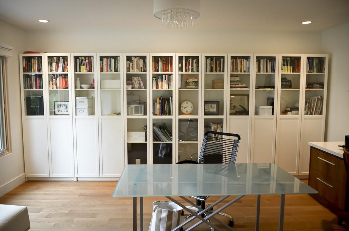 Bookshelf with doors